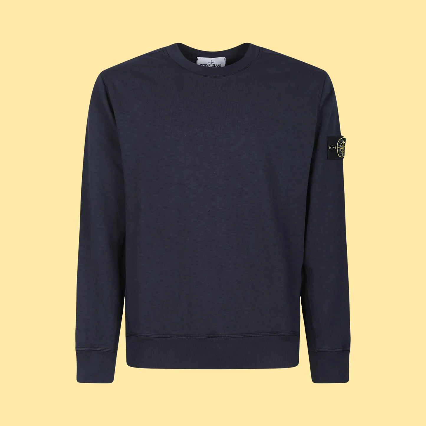 Stone Island Compass Patch Crewneck - Navy