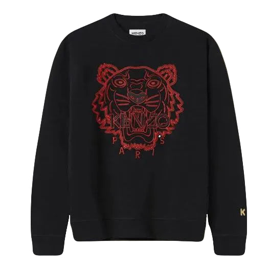 Kenzo Tiger Sweatshirt Black/Red (CNY)