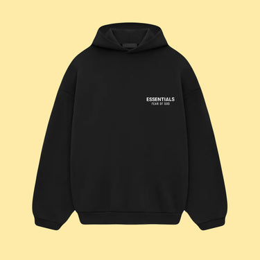Essentials Fleece Hoodie FW24 - Black