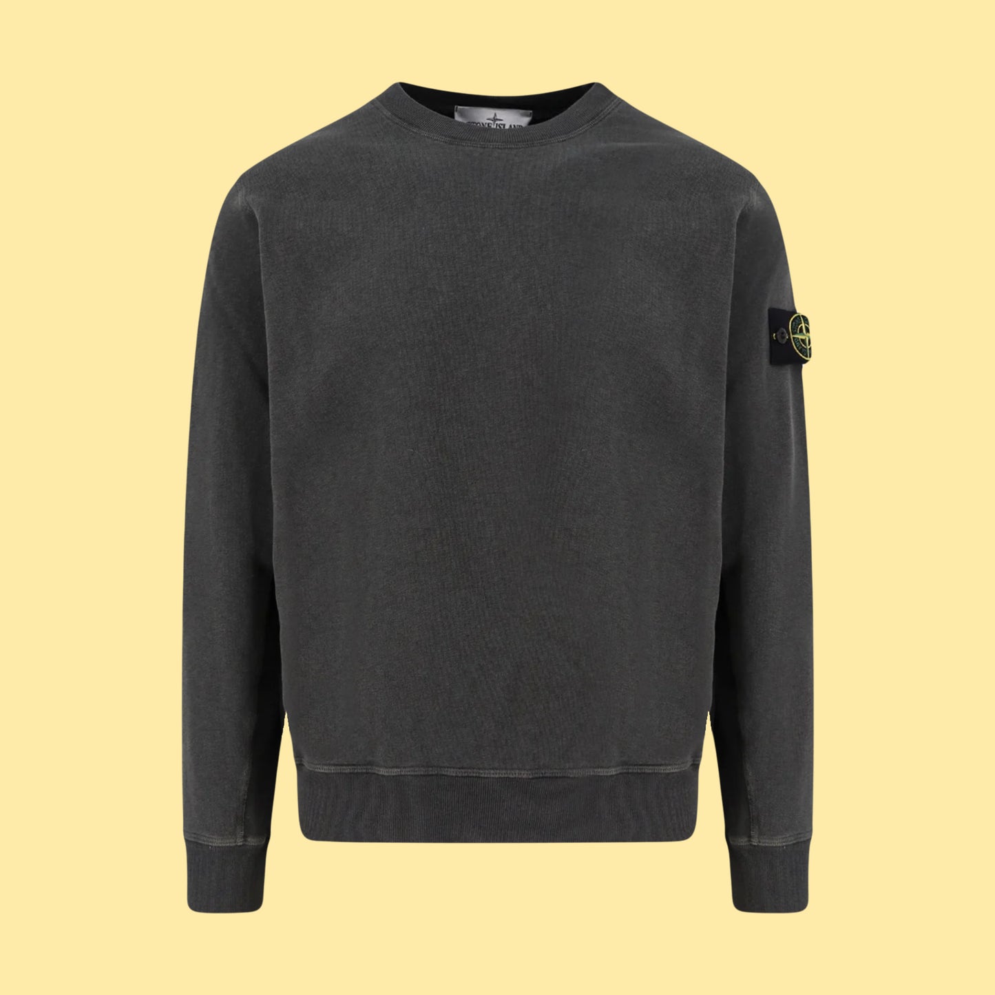 Stone Island Compass Patch Crewneck - Charcoal