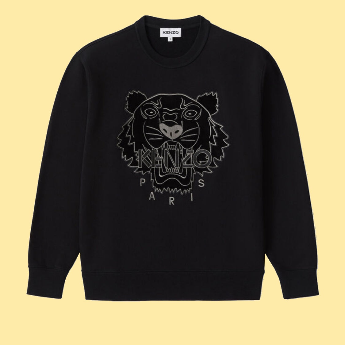 Kenzo Tiger Sweatshirt Schwarzer Kenzo Pulli Price Sweatshirt