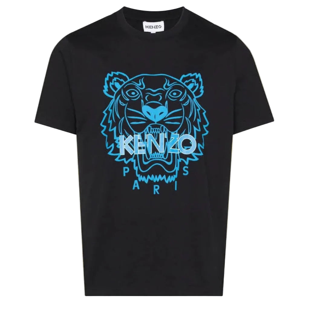 Kenzo Tiger T-shirt Black/Blue – The Luxury Stop