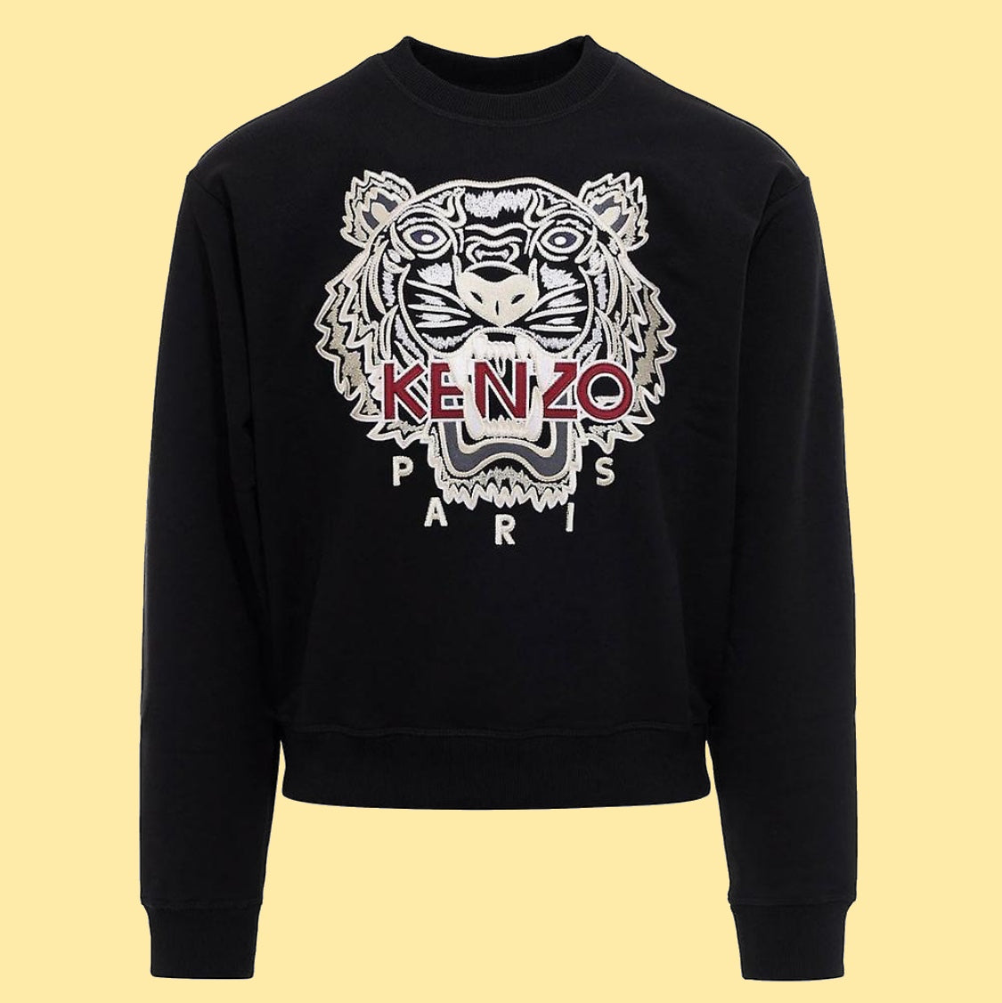 Tiger Kenzo Red Edition Uruguay KENZO Tiger Embroidery Sweatshirt