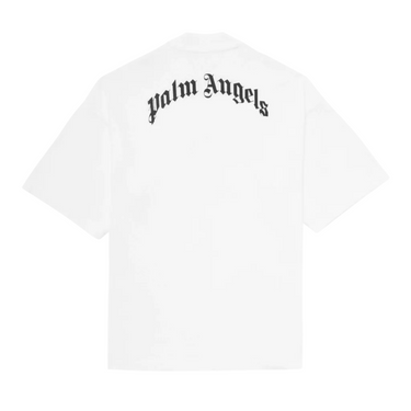 White t-shirt with 'Palm Angels' logo 