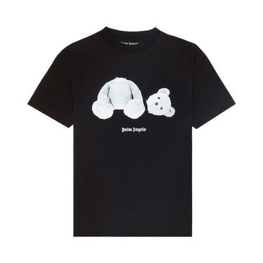 Palm Angels Bear Print T-Shirt - Ice White