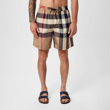Burberry Check Swim Shorts - Arc Beige