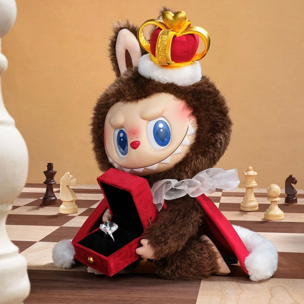 Pop Mart The Monsters Labubu Let's Checkmate Series-Vinyl Plush Doll