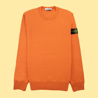 Stone Island Compass Patch Crewneck - Orange