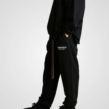 Essentials FW24 Fleece Sweatpants - Black
