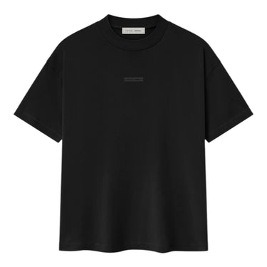 Essentials SS25 Classic Fleece T-Shirt - Jet Black