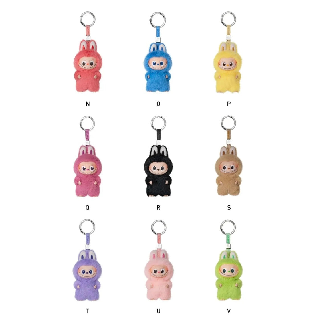Pop Mart The Monsters Labubu Pin for Love Series Vinyl Plush Pendant (N-Z) Sealed Case (14 Blind Box)
