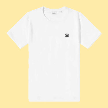 Burberry Circle Logo Embroidered T-Shirt