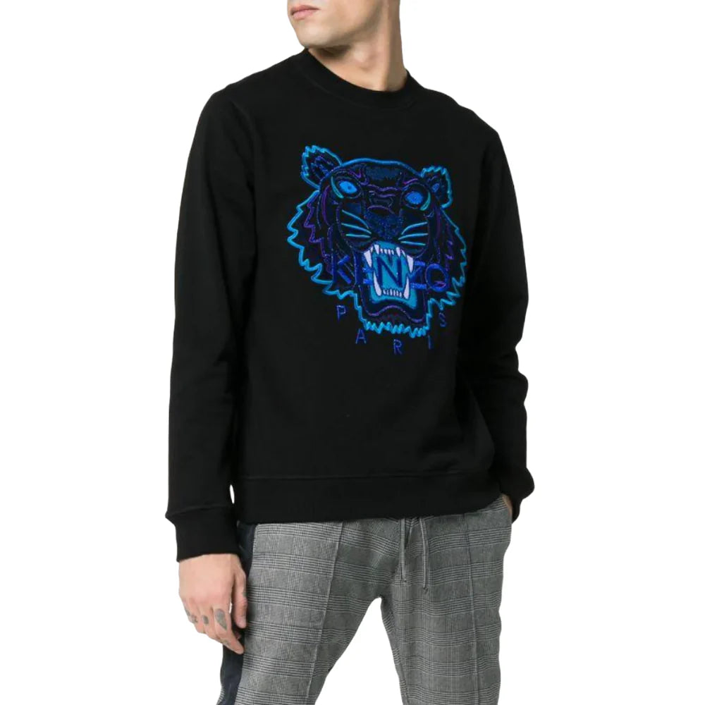 Kenzo Tiger Sweatshirt Black Blue The Luxury Stop