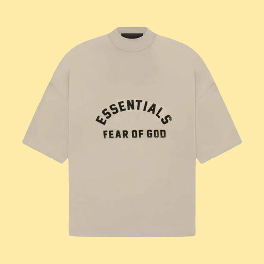Essentials SS23 T-Shirt - Black Dusty Beige (Dubai Exclusive)
