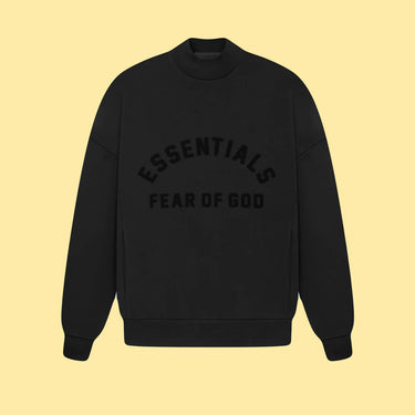Essentials SS23 Crewneck - Jet Black