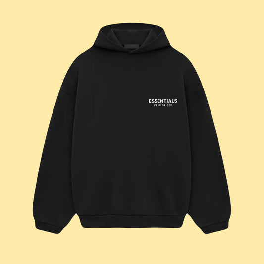 Essentials Fleece Hoodie FW24 - Black