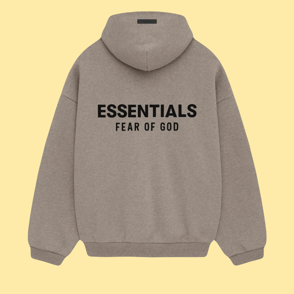 Essentials Fleece Hoodie FW24 - Heather Grey