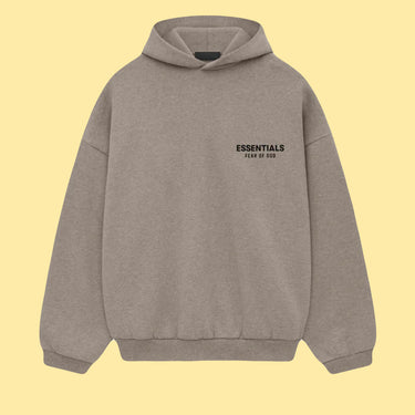 Essentials Fleece Hoodie FW24 - Heather Grey