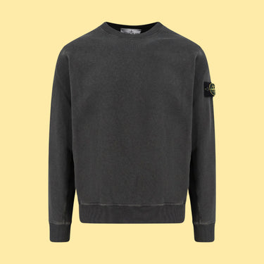 Stone Island Compass Patch Crewneck - Charcoal