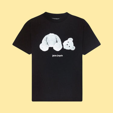 Palm Angels Bear Print T-Shirt - Ice White