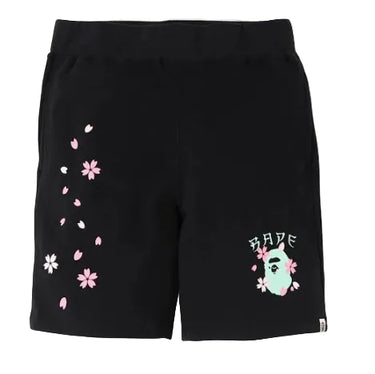 BAPE Sakura Sweatshorts - Black