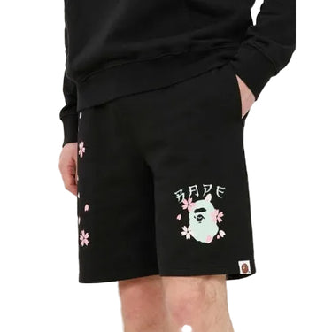 BAPE Sakura Sweatshorts - Black
