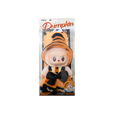 Pop Mart Labubu The Monsters Mokoko Magic Of Pumpkin Vinyl Plush Pendant 2024 Limited Edition