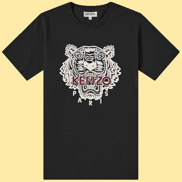 Kenzo Tiger T-Shirt - Black/Gold/Red